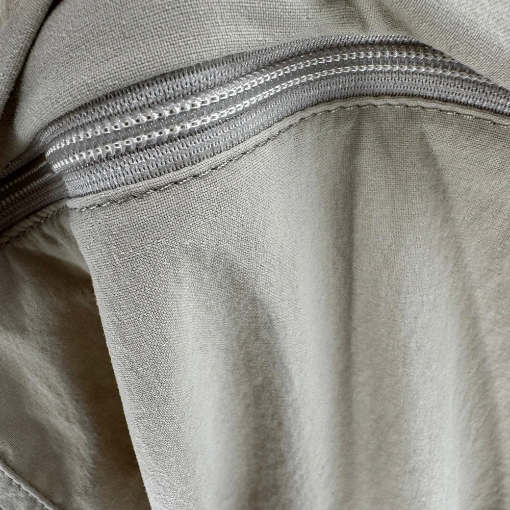 REI-Coop Sahara Convertible Cargo Pants Women's 24W Tan Outdoor Hiking Ankle Zip - Picture 4 of 12